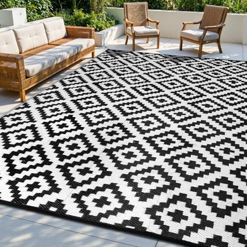 Sour Lemon Großer Outdoor Teppich Wetterfest, Balkon Teppich Wasserfest, Rutschfester Outdoorteppich, UV-Beständige Gartenmatte Für wasserdichte 150x240cm