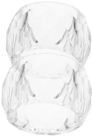Homoyoyo Servilleteros Diseño Elegante Resistentes a Deformación y Desgaste de Cristal Transparente Anillos para Servilletas para Bodas y Eventos Festivos para Decoración de Mesa
