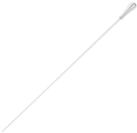 TOYANDONA Taktstock Dirigent aus Metall Ergonomischer Dirigentenstab mit Komfortablem Griff Präzises Dirigieren für Orchester und Chöre Silber