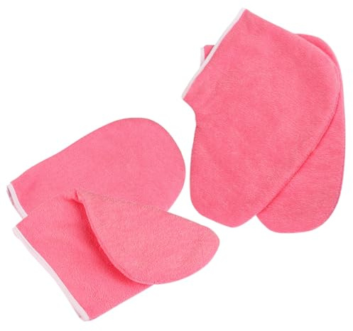 OATIPHO Set Accessoires de Thérapie Paraffine pour Pédicure Professionnelle Chaussettes et pour Bain de Cire Maintien Chaleur Usage Spa et Domicile