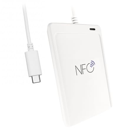 SCROY ACR1552U-MF USB-C NFC Tag & Smart Card Reader Writer | Kontaktloser RFID-Näherungskartenleser für MIFARE, FeliCa, ISO 14443 A/B, ISO18092 Geräte
