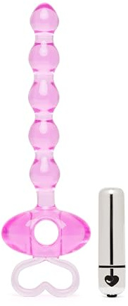 Lovehoney Vibrating Anal Beads Vibrating Butt Plug Adult Sex Toy 5.5, Pink