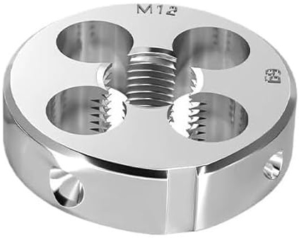 Matrices de roscado redondas, Terraja métrica de rosca izquierda, terraja redonda M2 a M52, paquete 1(M30 x 2.0 (Outside 65mm))