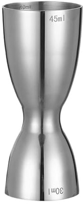 Barra Jigger de cóctel 30ml y 45ml que mide el acero inoxidable
