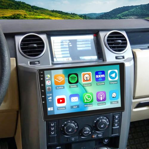 Autorradio Android 13 de 4+64 GB para Land Rover Discovery 3, 10,1 Pulgadas, Doble DIN, con Sistema de navegación GPS, cámara de Marcha atrás, Bluetooth, WiFi, FM, SWC, DVR y Pantalla Dividida.