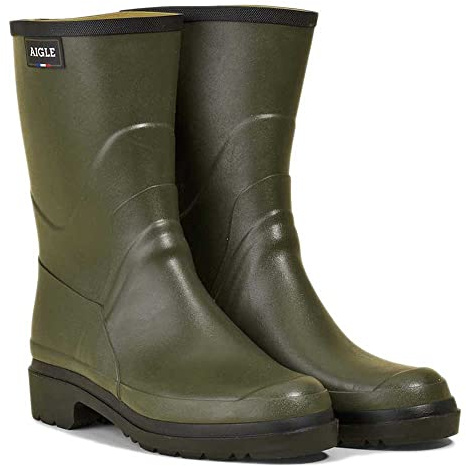 Aigle Bison gummistövlar för män, Verde Kaki, 46 EU