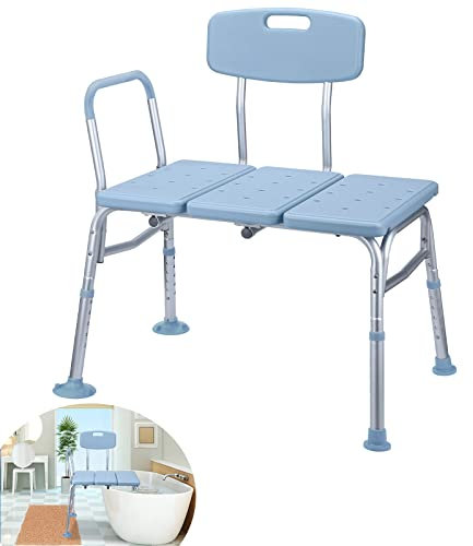 YRHome Sedile regolabile per vasca da bagno, vasca da bagno, per adulti, blu