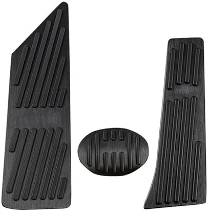 Pedale Abdeckung Für 2 Serie F44 2020 2021 2022 Aluminium Fußpedal Brems Gas Gaspedal Abdeckung Anti-Slip Pad Zubehör Auto Pedale Pedalabdeckung Pedalkappen(Rest at 3pcs Black)