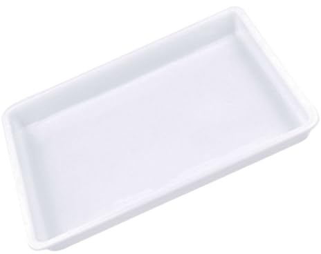 WOONEKY Bandeja Plástica para Pintura Multiusos para Manualidades Ligera Fácil de Limpiar y Portátil para Casa y Actividades Creativas