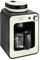 Team Kalorik TKG CCG 1001 KTO Cafetière automatique 2 en 1 avec moulin intégré, 600 W, 0,6 l, plastique, acier inoxydable, verre, céramique, beige/blanc
