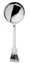 Robbe & Berking Ostfriesen Cucchiaio Panna Piegato (Argento Sterling 925)