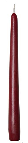 Mank GmbH Gastro Spitzkerzen weinrote Stabkerzen Kerzen Gastronomie Leuchterkerzen Halterkerzen Lange Kerzen Deko Kerzen Ø 22 mm x 240 mm 50 Stück Brenndauer ca. 7 Std. (Bordeaux)