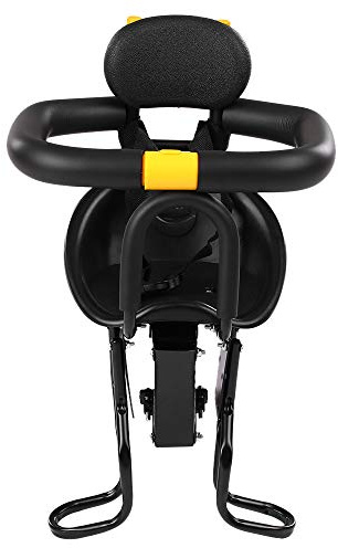 Irfora Sécurité Enfant Siège De Vélo Vélo Avant Bébé Siège Enfants Selle avec Pédales Support Dos pour VTT Vélo