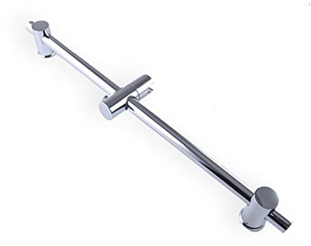 LIOPJH Barre de douche pour pommeau de douche - Colonne de douche réglable - Fixation murale avec support de fixation - Barre coulissante