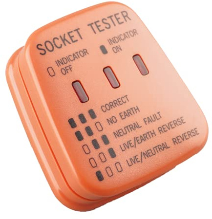 WK Electrical - UK Mains Socket Tester 240v Polarity Test