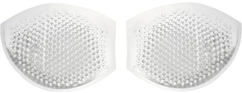 Silikon-BH-Einsätze, halbklebend, perforierte Brustvergrößerungspads | Wiederverwendbare, waschbare atmungsaktive Push-Up-Booster-Pads, Hühnerfilet-BH-Einsätze für Bikinis, Sport-BHs, Tops