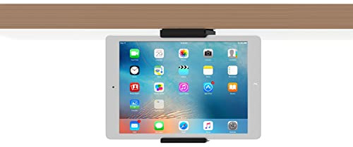 TFY Küchenschrankhalterung, Tablet-Halterung für Schreibtischregal, kompatibel mit iPhone, iPad Pro Air, Mini, Galaxy Tabs, MatePad, 17,8 cm - 26,7 cm Tablets und 12,7 cm - 16,5 cm Handys