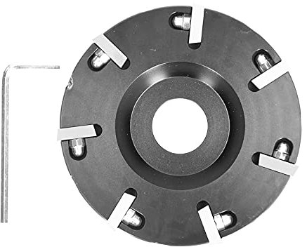 Tyenaza Disco de Corte de pezuñas, Herramienta de Placa de Disco de Corte de pezuñas para Ganado, ovejas, Caballos, con 7 Cuchillas, Herramienta eléctrica de aleación de Aluminio para pezuñas