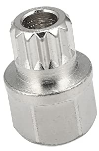 A ABSOPRO 30/13PT Anti-theft Wheel Lock Lugnut Removal Key for BMW | for BMW, durable steel screw removal socket, Wheel Lock Lug Nut, Anti Theft Wheel Lock Nut, Silver Tone