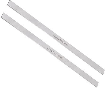 QUARKZMAN 2mm x 10mm x 200mm Tornio Utensile Punte x 2pz HSS (Alta Velocità Acciaio) Quadrato Tornitura Utensili Lamelle per Industria Fai-da-Te
