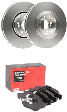 STARK SKBK-10992717 Set d'essieu Disques et plaquettes de freins Avant avec clip de piston Compatible avec RENAULT Espace IV JK, JK0/1