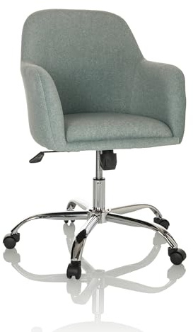 hjh OFFICE Bürostuhl SOLAO 300 Stoff höhenverstellbarer Drehstuhl mit weicher Sitzpolsterung, 719231, Mint