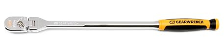 GEARWRENCH 3/8 Drive 120XP Dual Material Handle Flex Head Teardrop Ratchet | 81210XP