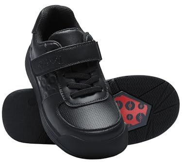 Pokemon Shoes | Boys School Shoes | Pokeball Boys Trainers | Black 12