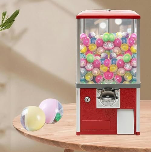 LYJYUJIE Distributeur Automatique Sucré Qui Fonctionne avec des Pièces De Monnaie, Une Machine À Dépenser des Bonbons ABS, Une Machine De Magasinage pour des Prix De Fête ~ /