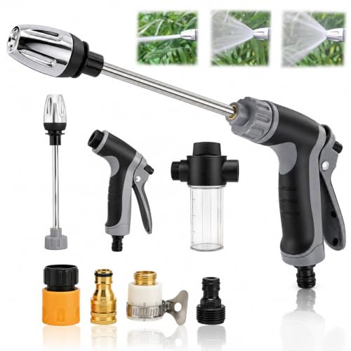 Jetterix Pressure Washer Nozzle, jetterix idropulitori, Power Jet Ugello per Tubo Pistola, Idropulitrice portatile, Idropulitrice ad acqua Powerjet, per lavaggio auto, giardino e terrazza