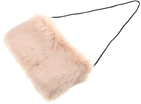 JOINPAYA Beige Faux Hand Muff for Women, Insulated Hand Warmer Muff with Polyester Fiber, Easy Maintenance and Wear-resistant Design, for Home and Everyday Winter Activities