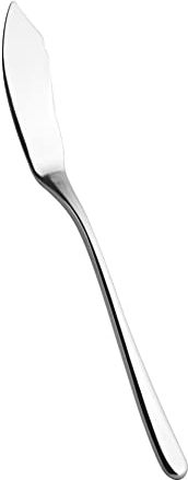 Salvinelli Princess Set Coltelli Pesce Acciaio Inox 18/10, Coltello da Pesce, 12 Pezzi, Spessore 5,0 mm, Made in Italy, Finitura lucida