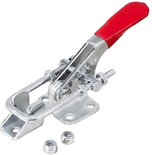 POWERTEC 20310 Verriegelungs-Knebelklemme, 323 mit U-Bolzen, 180 kg Haltekapazität, 1 Stück