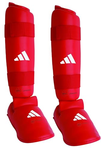 adidas Wkf Karate Shin and Removable Instep Pads Schienbein-und Ristpolster
