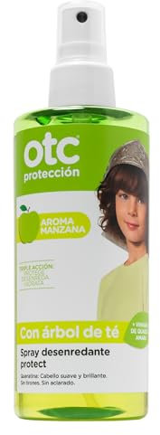 OTC Protect Spray Desenredante Manzana, Protege, Desenreda e Hidrata el Cabello, con Queratina, Árbol de Té y Vinagre de Quassia, Apto a Partir de 1 Año, 250 ml