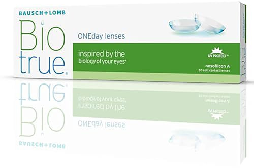 Biotrue ONEday lentillas, diarias, 30 unidades, -06,00 | Bausch + Lomb, esféricas, 16 horas de comodidad, 78% de contenido en agua, lentillas diarias, 8.6 BC, 14.20 DIA