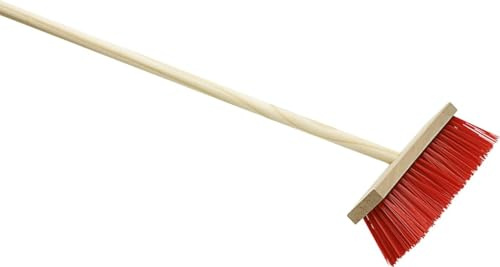 Coronet StraÃŸenbesen Holzkörper 40 cm mit 140 cm Holzstiel Kehrbesen Holzbesen