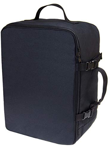 Multifunzione Zaino da Viaggio Bagaglio Borsa per Aereo cabina da viaggio Ideale per i voli Dimensioni 40x30x20cm Nero [102]