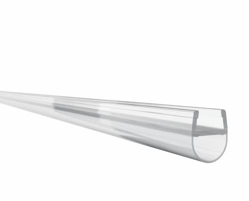 KRAUS Premium Duschdichtung DD-4 Duschtürdichtung für exakt 8mm Glasstärke à 2000mm in transparenter Optik Duschdichtungen für Duschtüren & Duschkabinen Dichtungen vom Profi