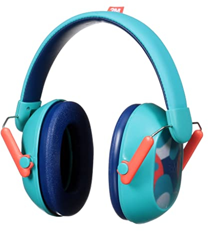 3M Gehörschutz für Kinder PKIDSP-TEAL-E, Ohrenschützer zum Schutz bei lauter Umgebung (87-98 dB), Lärmschutz, Kapsel-Gehörschutz für Schule, Lernen, Konzerte, Sportveranstalltungen etc,türkis