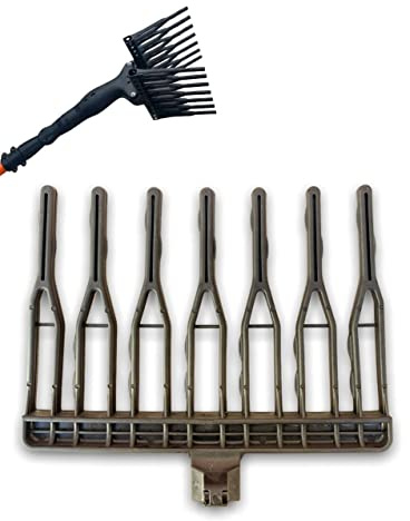 TANIASHOP Pettine di Ricambio scuotitore Olive raccogli Olive abbacchiatore scutiolive manina di Ricambio rastrello per abbacchiatore Elettrico a Batteria