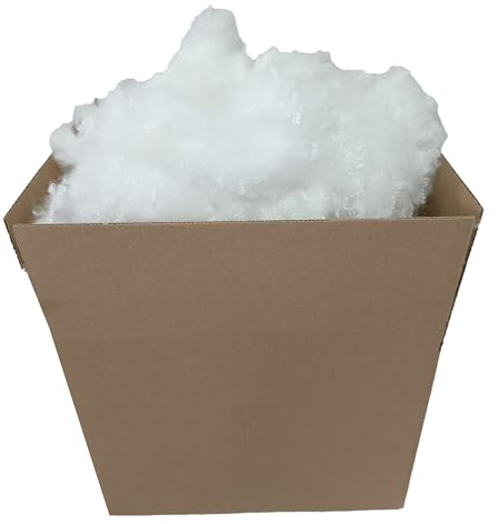 Haus und Deko Füllwatte waschbar 8kg Kissenfüllung Faserbällchen Bastelwatte Polyester