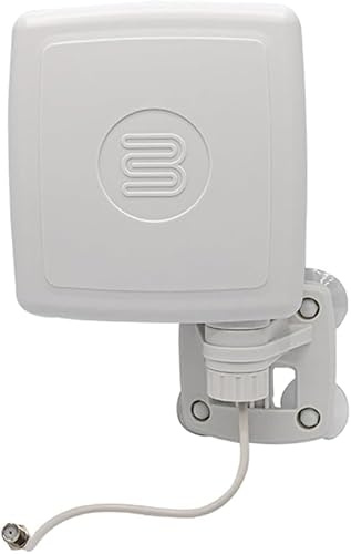 Bolton Technical Beacon 4G Directional Panel Antenna – 7 dBi External Antenna for 4G Routers & T-Mobile Home Internet, 698-2700 MHz with N-Female Connector and 6 ft Cable for Indoor or Outdoor Use