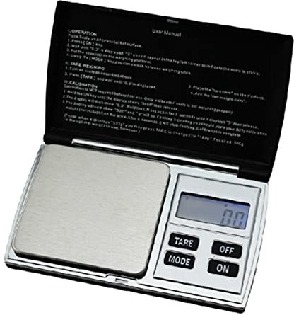 MAGICLULU 500g Digitale Schmuckwaage Präzisionswaage Mit Lcd-display Tragbare Feinwaage Für Schmuck Münzen Und Laboranwendungen Kapazität Einfache Kalibrierung Und Schützender Deckel