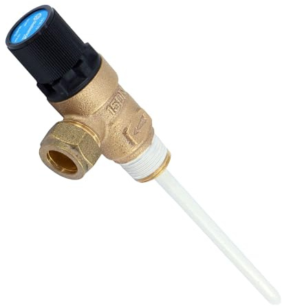 Reliance - 10 Bar TPR15 Pressure and Temperature Relief Valve 90-95°C (Single TPR)