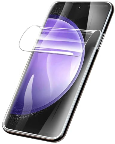 Negugew 2 Stück Displayschutzfolie für Samsung Galaxy S23 FE, Ultradünne Hydrogel-Folie aus Weichem TPU für Galaxy S23 FE Berührungsempfindlich