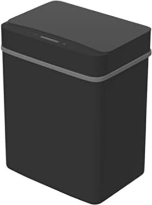 CCYENG Papeleras Papelera Papelera Inteligente Papelera Sin Contacto Papelera Automática Papelera con Sensor de Plástico con Reducción de Velocidad Papelera (Nero 24. (Nero 24.9 * 18.8 * 34.5