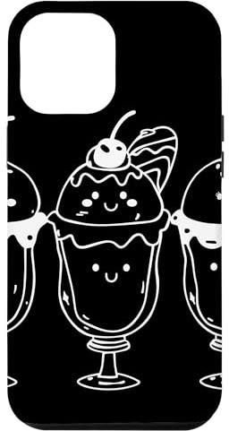 Eisbecher Comic Look Glace Fruchteis Hülle für iPhone 12 Pro Max