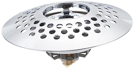 HOMSFOU Bouchon de vidange de douche, bouchon de vidange de baignoire, attrape-cheveux, bouchon de rechange pour baignoires et éviers, installation facile