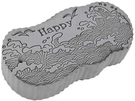 Spugna per il corpo, morbido esfoliante da bagno per doccia, spugna in schiuma delicata con impugnatura, funzione di pulizia e massaggio della pelle per bambini, famiglia, ragazzi, ragazze, 2,56x1,1 p